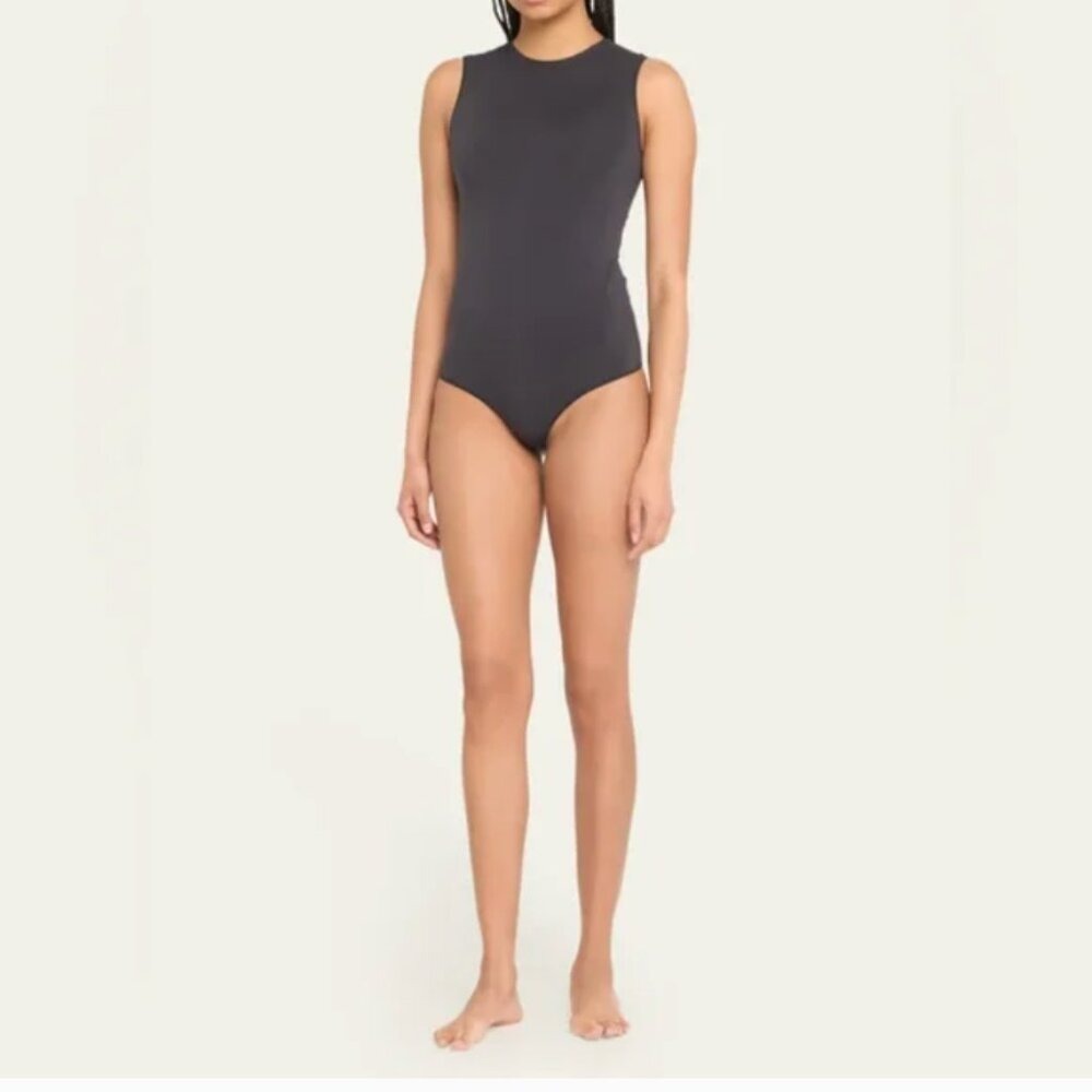 SKIMS Essential Crew Neck Sleeveless Bodysuit Black size 3X